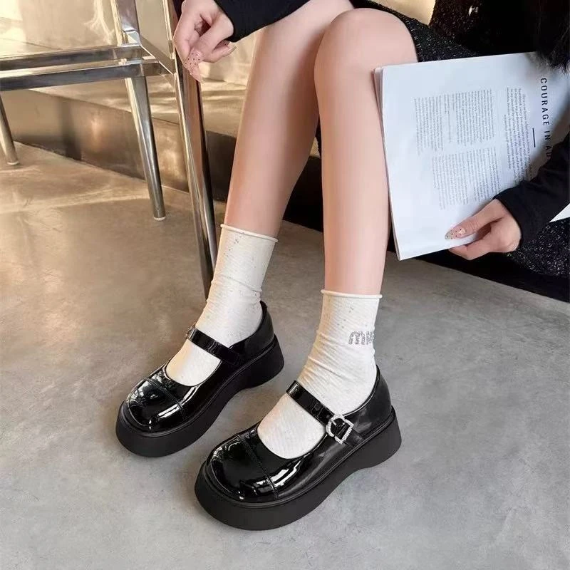 新款气质休闲百搭女士玛丽珍休闲鞋B/YRYD/5103