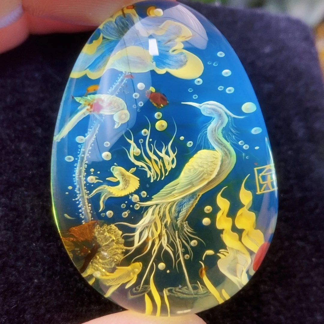 【闪购商品】琥珀（花珀）吊坠(不含链)未镶嵌