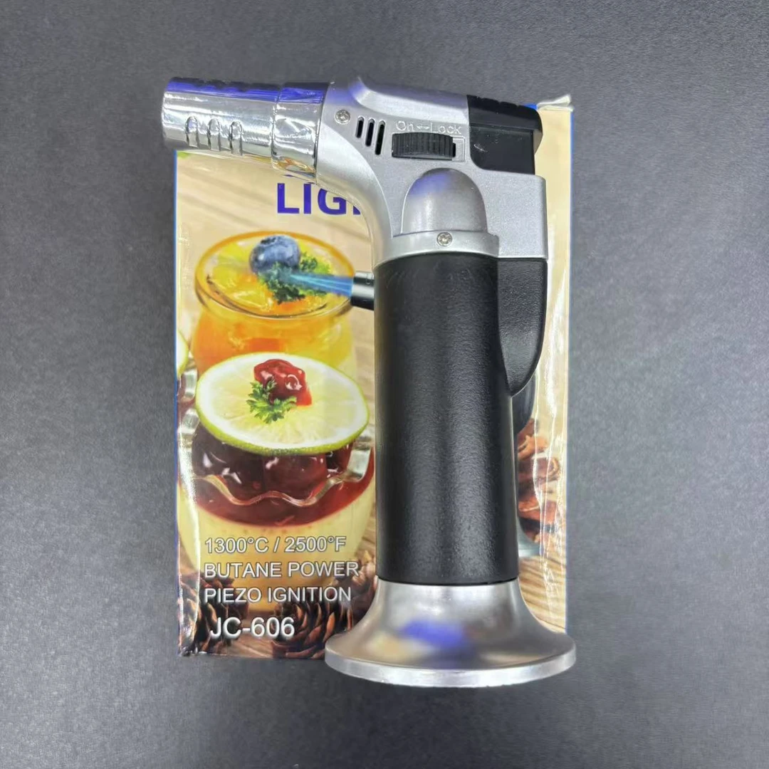 可倒置直冲喷火枪防风充气打火机雪茄点烟器