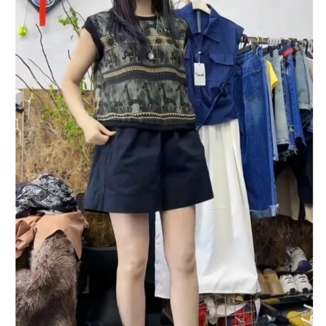 时尚百搭休闲潮流精品女装宽松上衣薄款