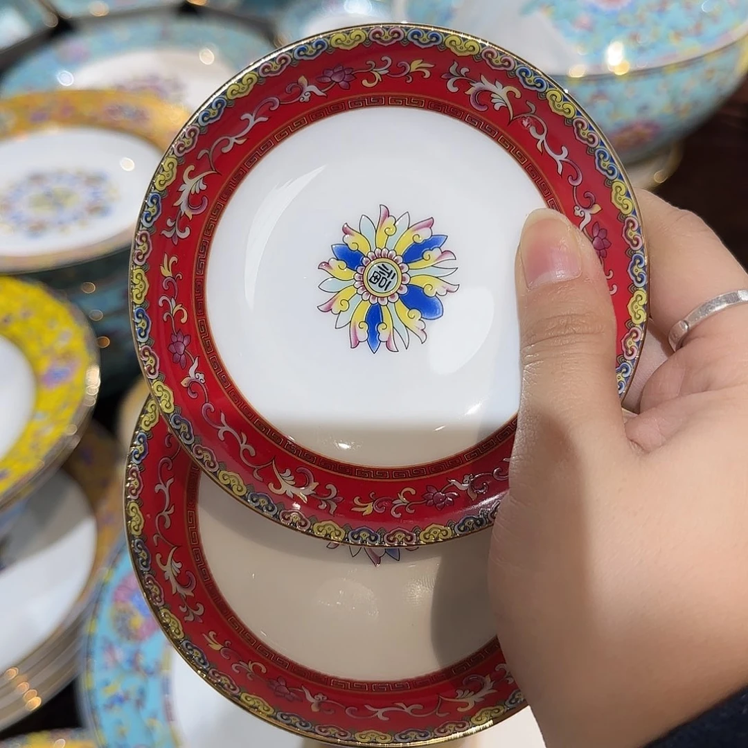 骨瓷珐琅彩工艺制作