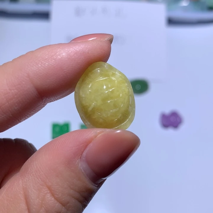 翡翠未镶嵌颈饰乌龟