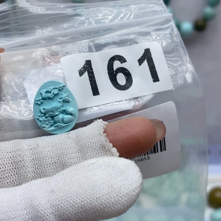 绿松石珠宝奇石未镶嵌?*晴