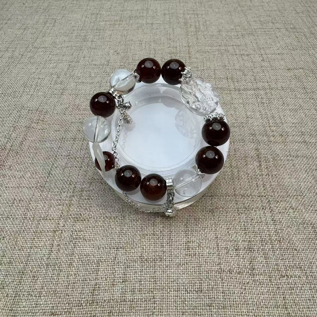 【仟亿珠宝C1-101】天然石榴石夏季经典小众仙女颜色微差发货发其一