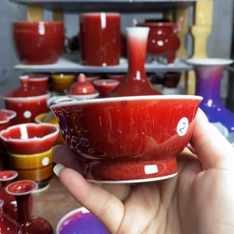 【闪购商品】景德镇名陶坊原矿郎红