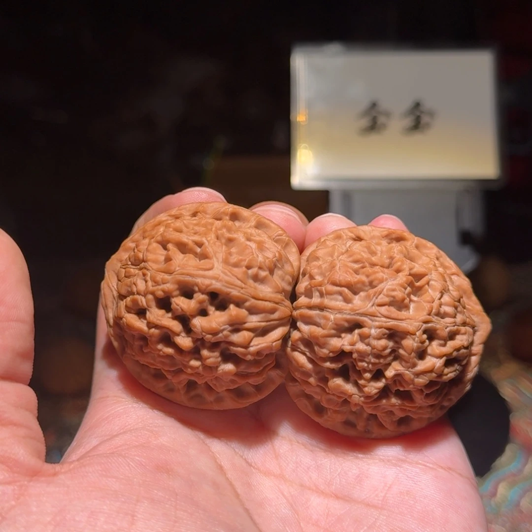 把件核桃654水龙纹，尺寸44