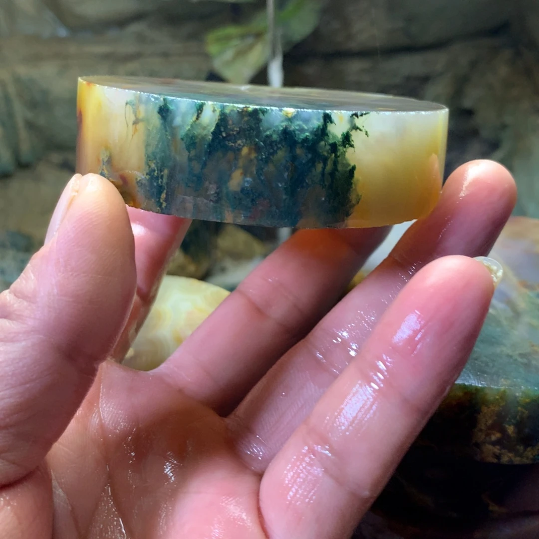 梅***子定制玛瑙天然玛瑙手镯