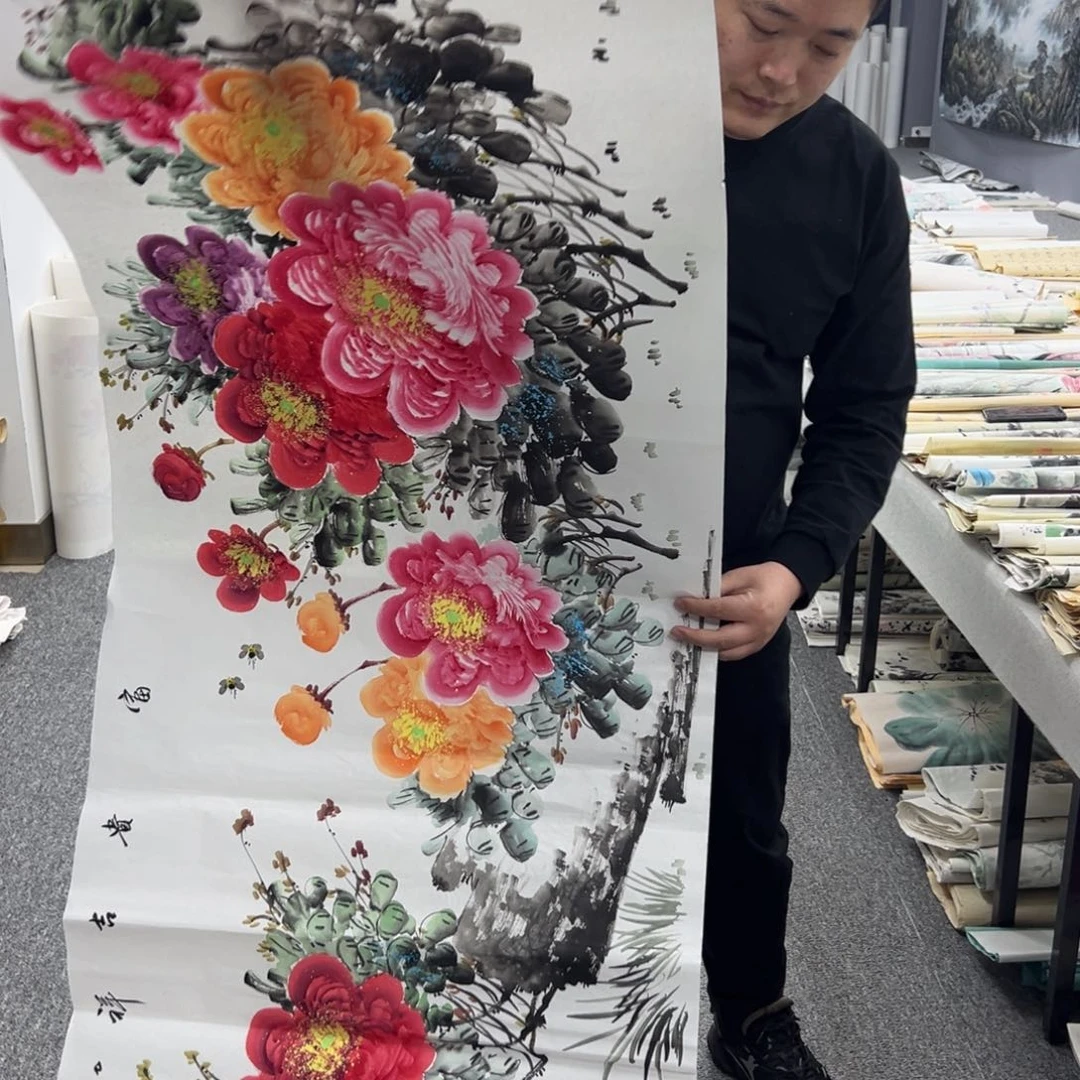 国画卖字画的小老板