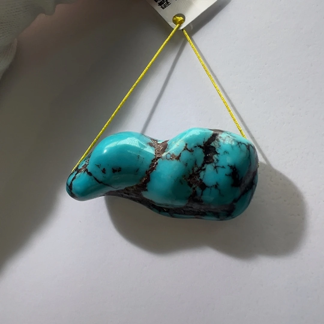 绿松石未镶嵌挂件