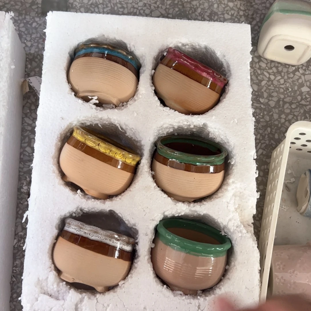 陶瓷多肉小花盆@@1