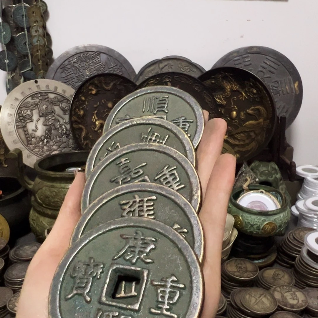 风***景金属复古工艺品五帝