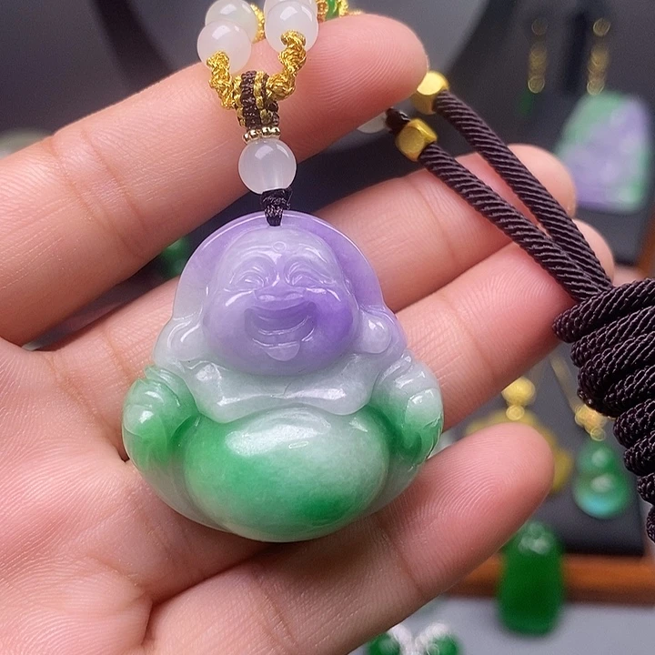 颈饰未镶嵌翡翠吊坠