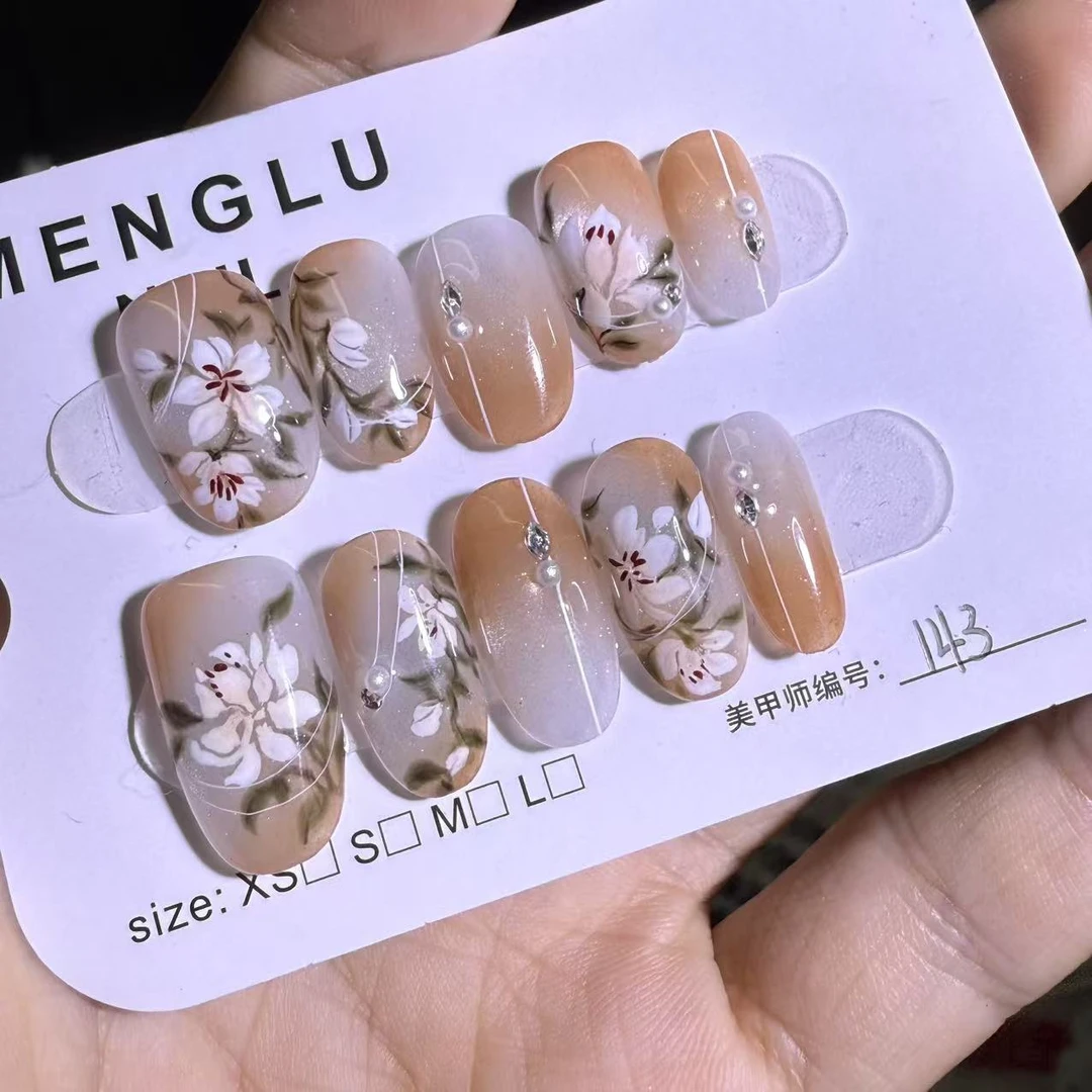 143# 纯手工穿戴甲十片装