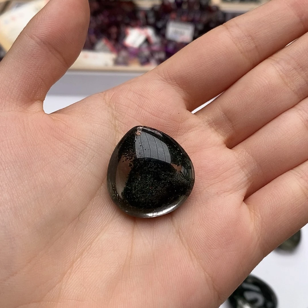 水晶手串未镶嵌S****?绿幽灵12.4g