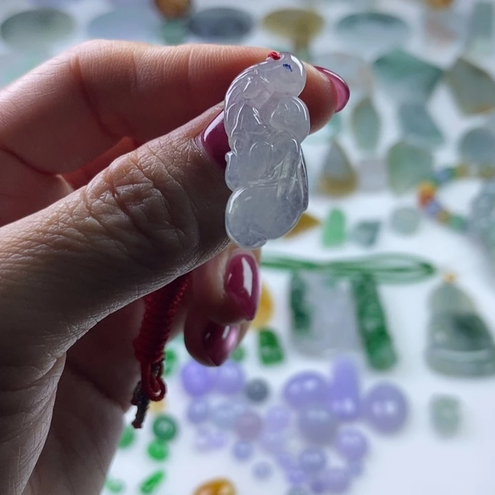 翡翠未镶嵌挂件天然翡翠