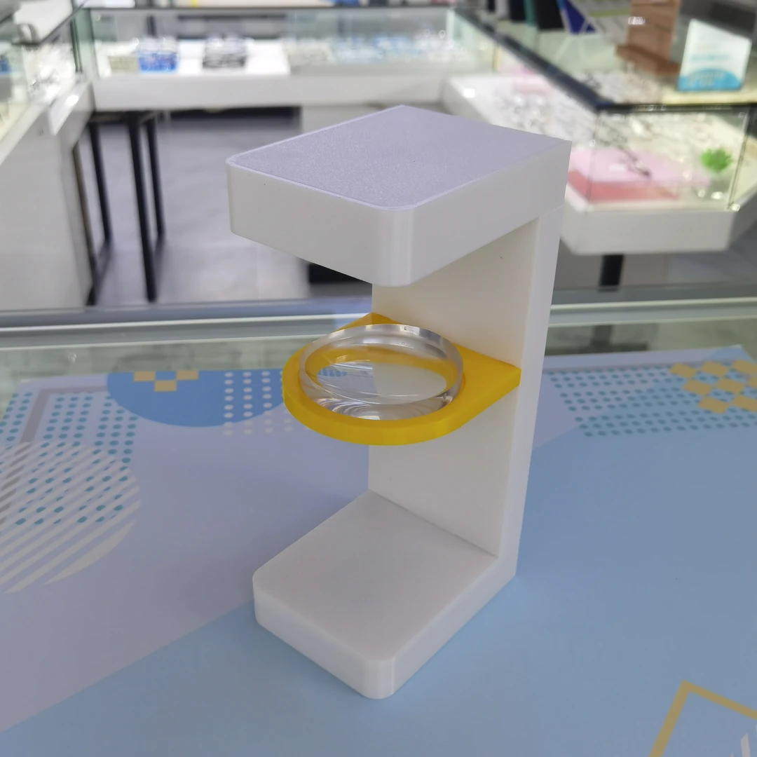 防蓝光镜片检测对比道具灯眼镜店销售抗蓝光镜片展示讲解工具