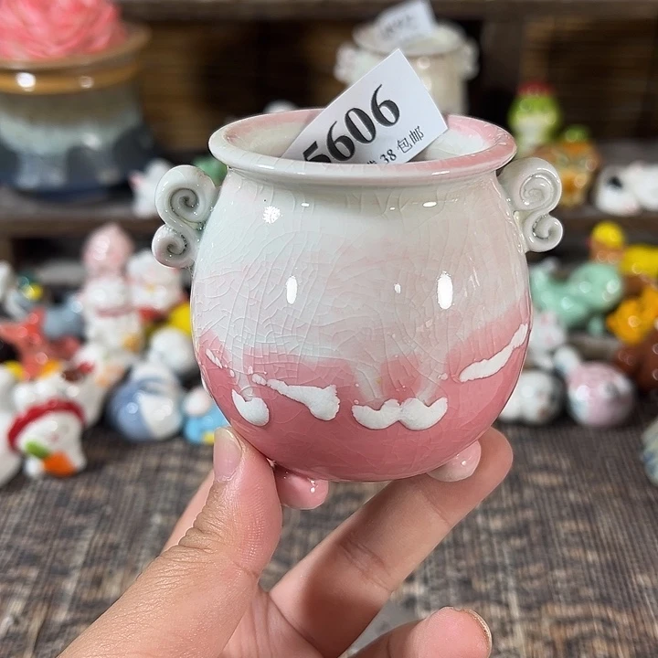 口5高7 手工花盆满30包邮