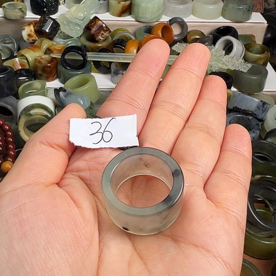 【闪购商品】未镶嵌岫玉戒指拼*