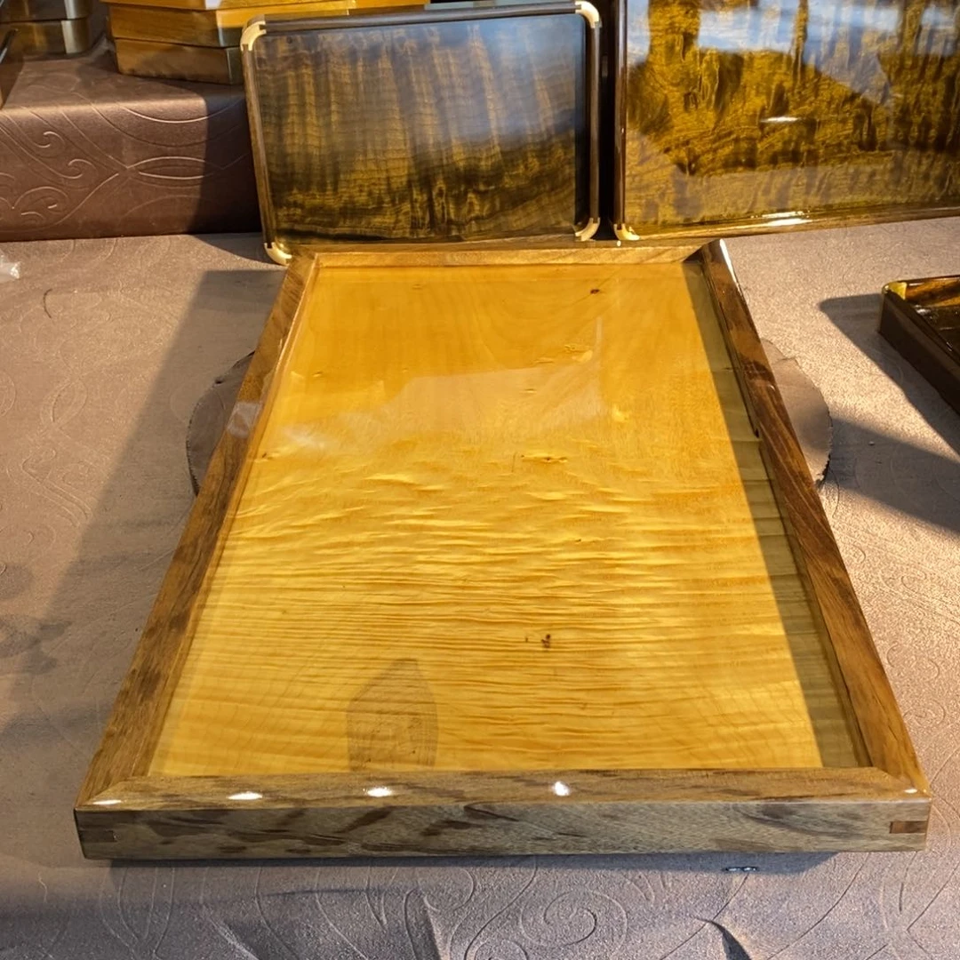 金丝楠用****2金丝楠木茶盘