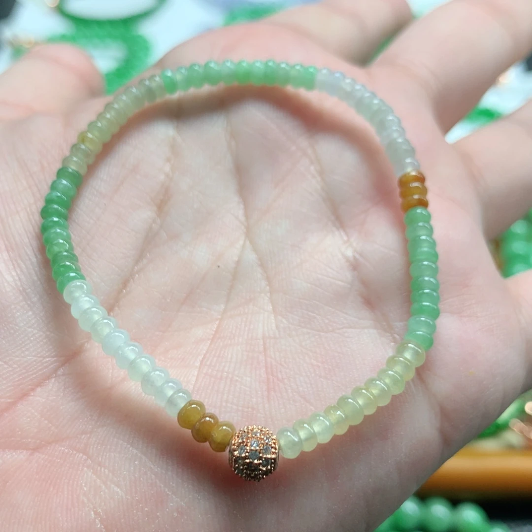 翡翠未镶嵌手链翡翠