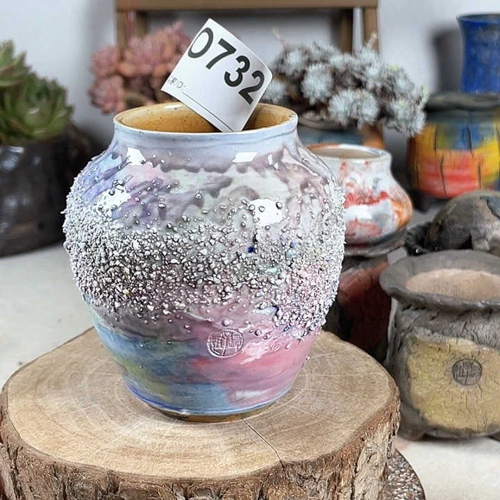 紫砂花盆无***瓜陶瓷花盆