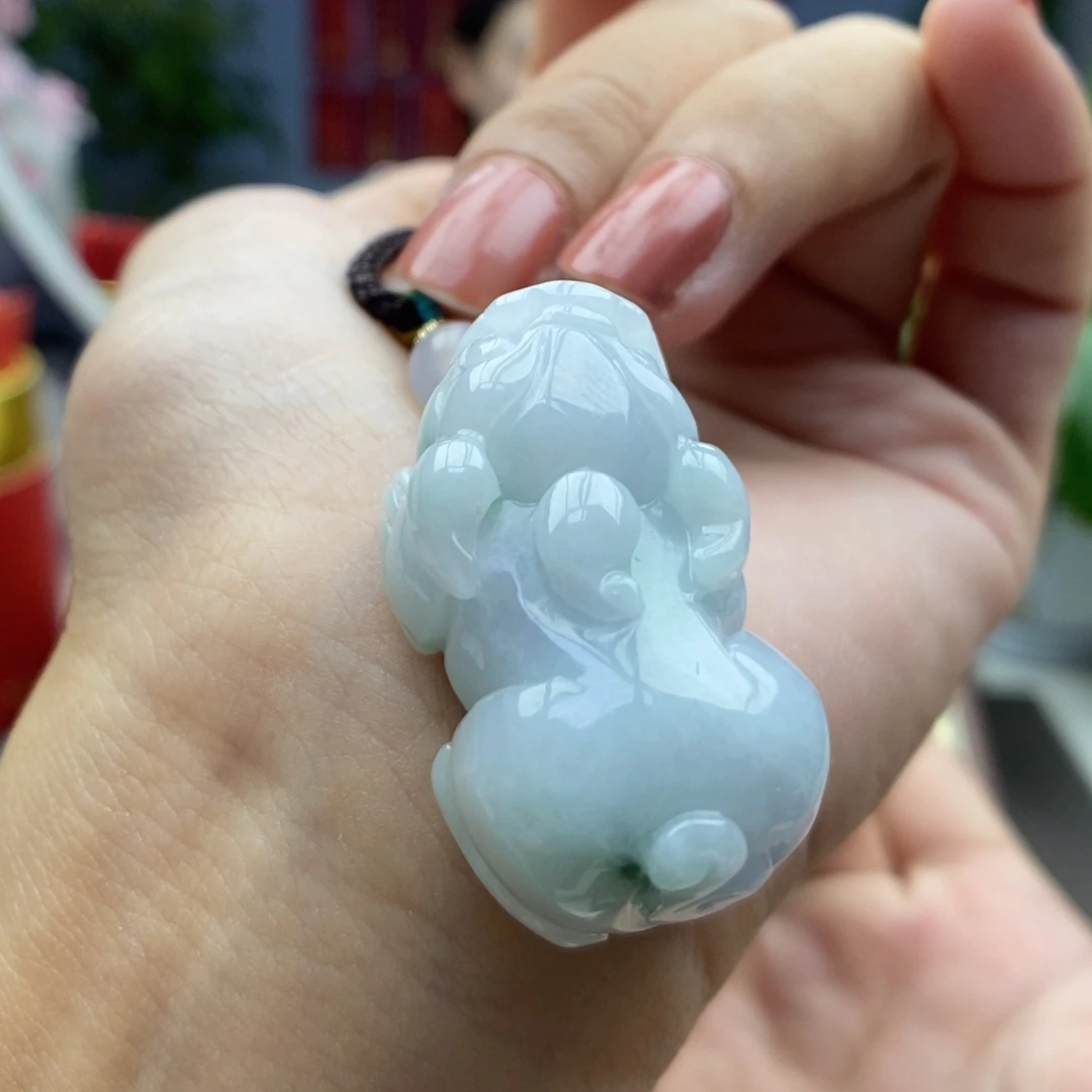 翡翠未镶嵌颈饰吊坠21