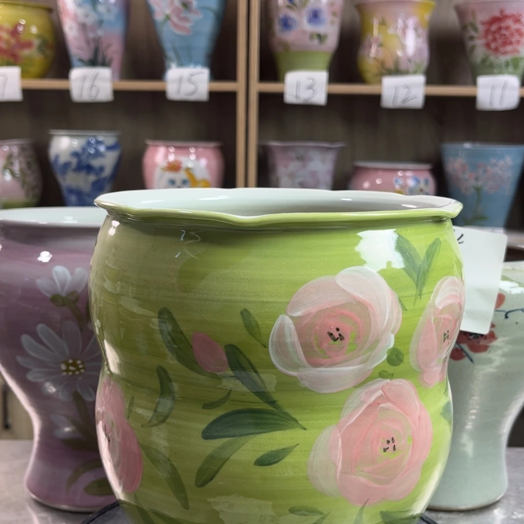 狂***哥景德镇陶瓷花盆花盆