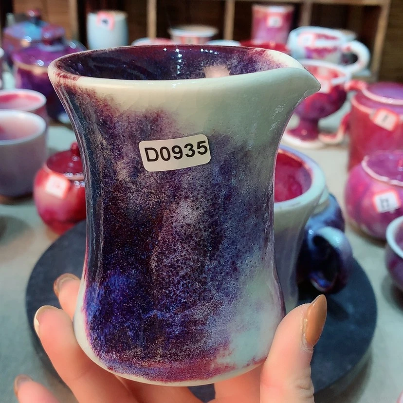 【闪购商品】微瑕钧瓷主人杯摆件工艺品
