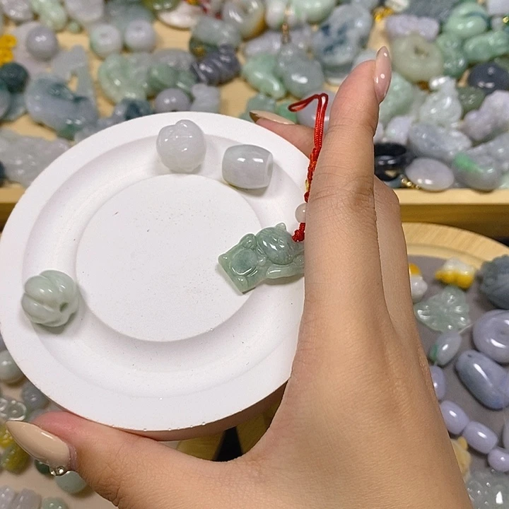 翡翠散珠天然缅甸翡翠