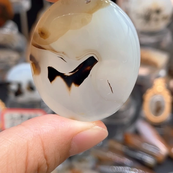 玛瑙/玉髓颈饰合金