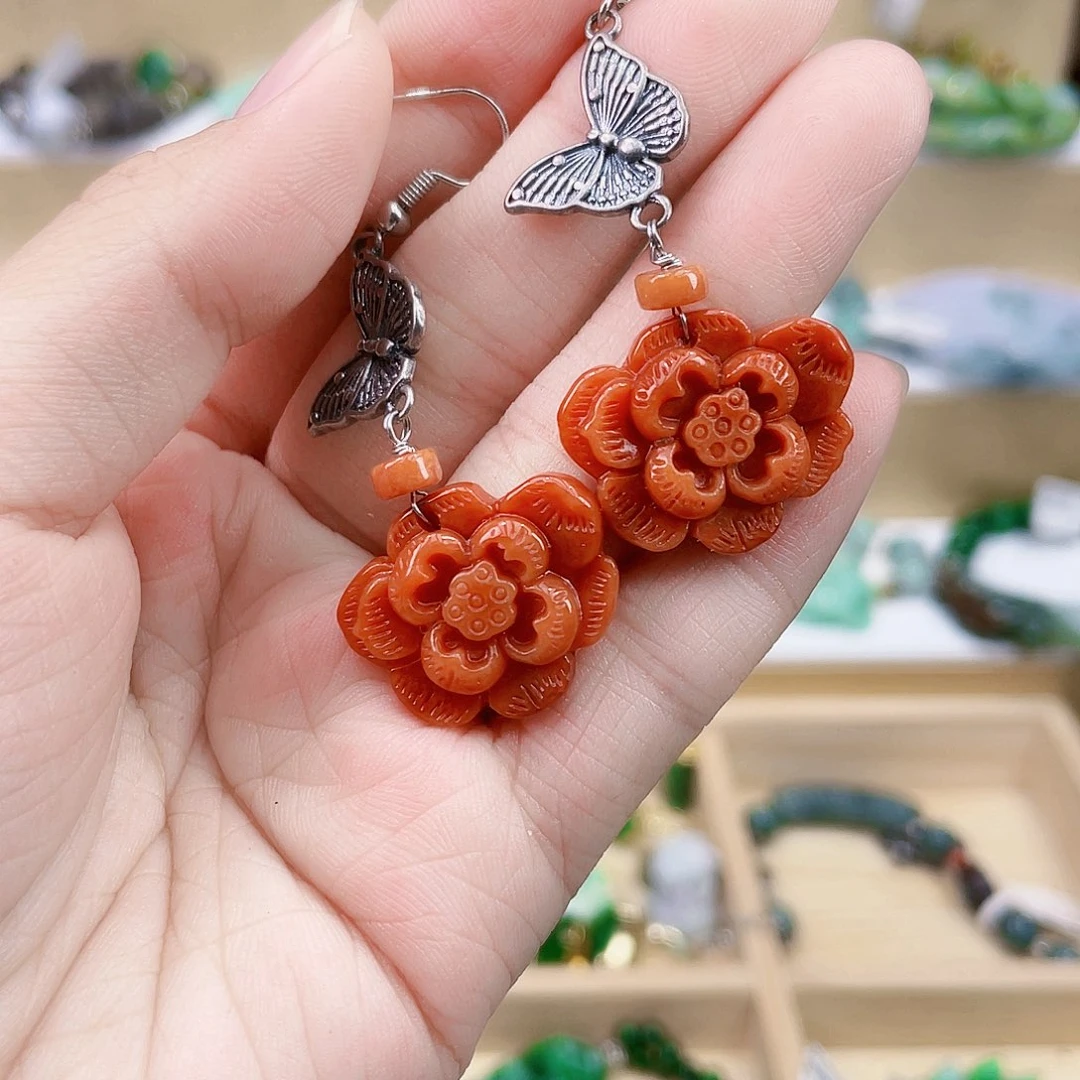 翡翠未镶嵌手链耳坠