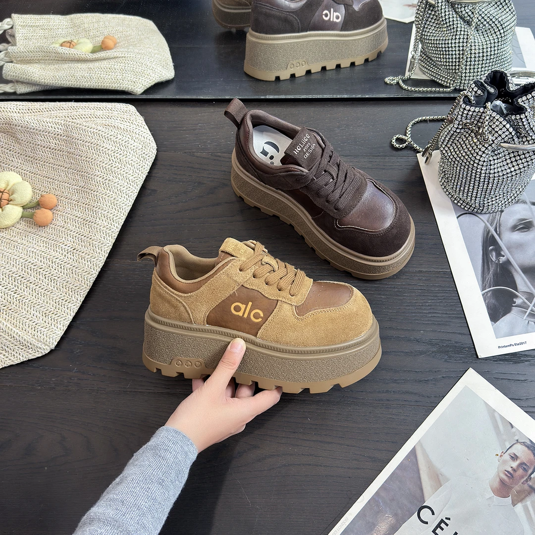 IG/IGC增高6CM2025秋季时尚百搭新款爆款明星同款休闲风女鞋6929