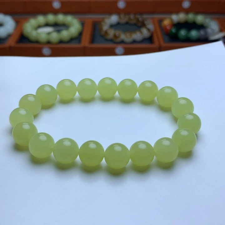 和田玉手串未镶嵌