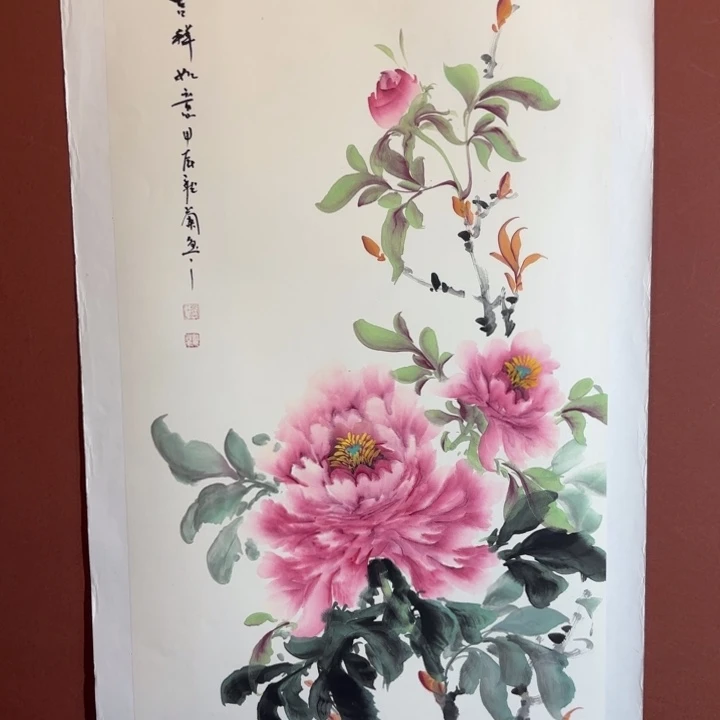 国画听兰老师花鸟