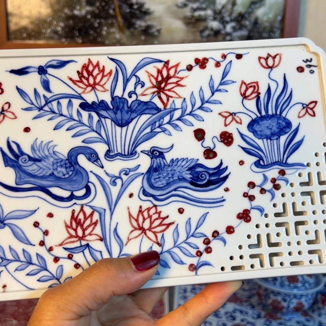 现代瓷青花釉里红工艺
