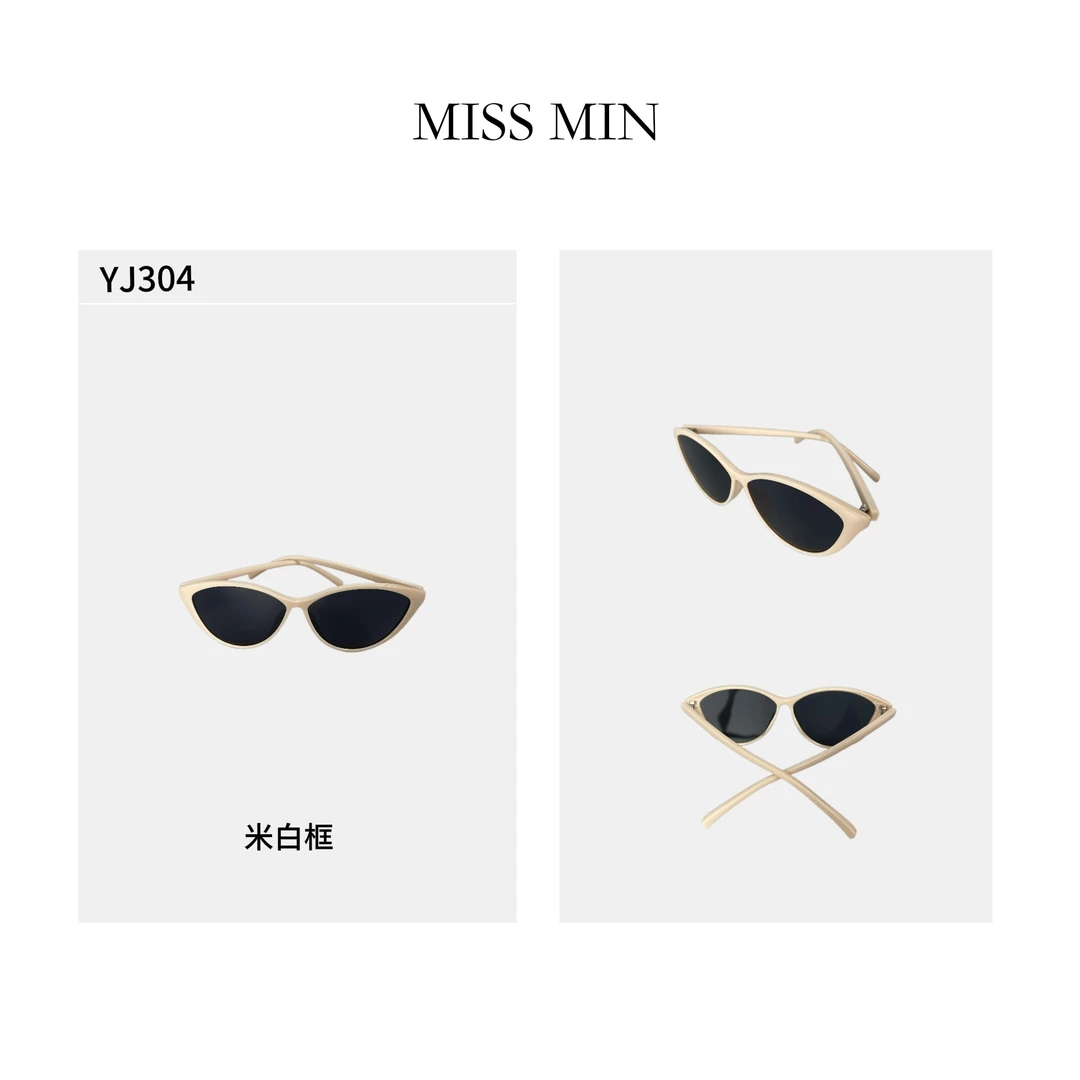 YJ304 猫眼墨镜夏季海边度假旅行必备显脸小墨镜气质MISS MIN