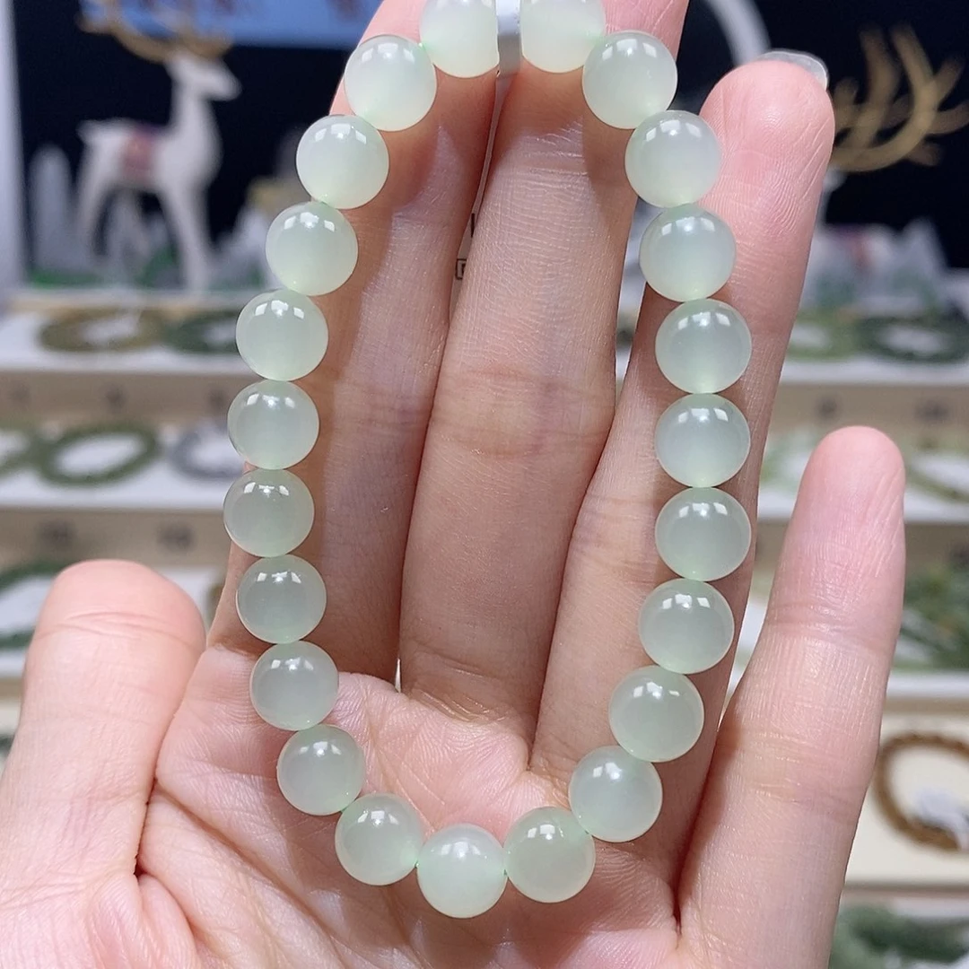 未镶嵌手串和田玉小*鲤手串