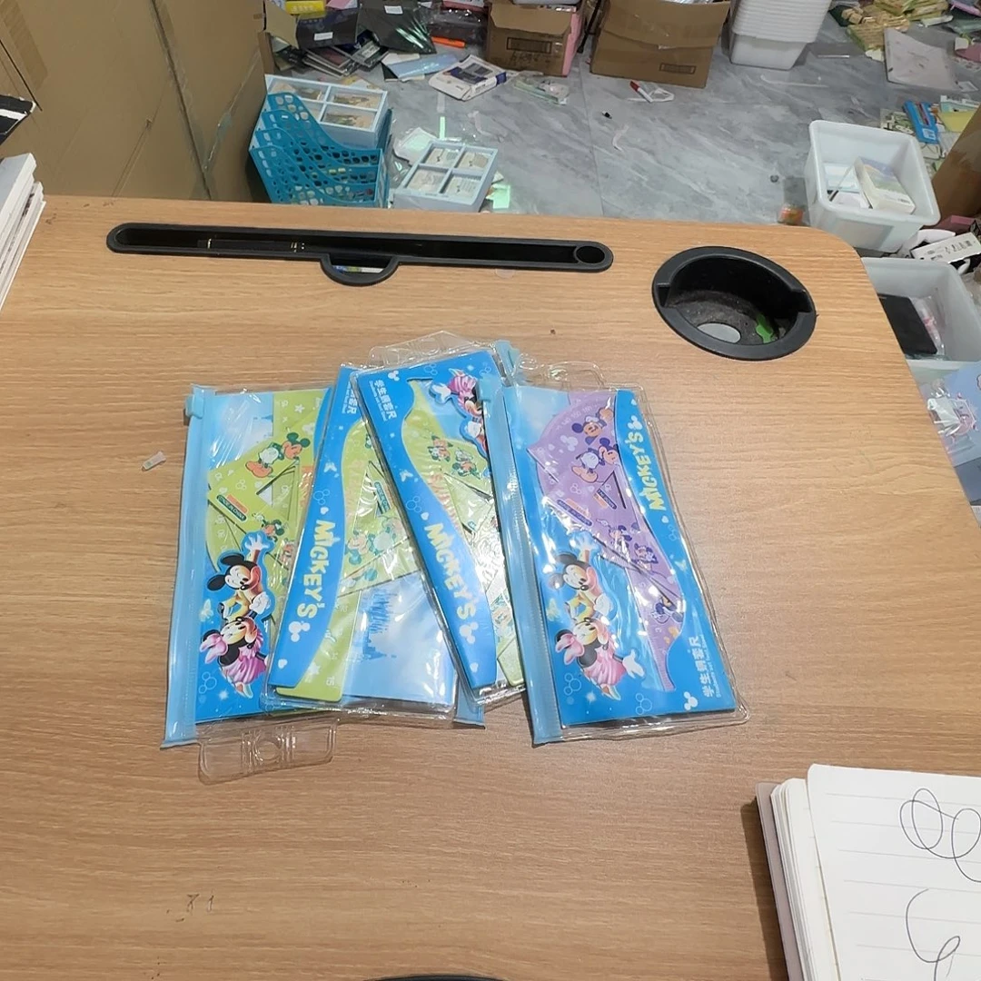 迪士尼学生钢套尺4套随机