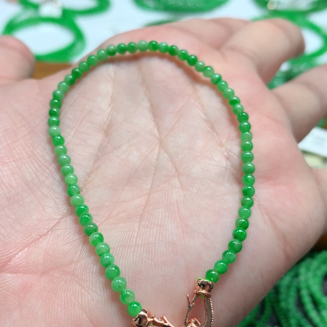 未镶嵌手链翡翠翡翠