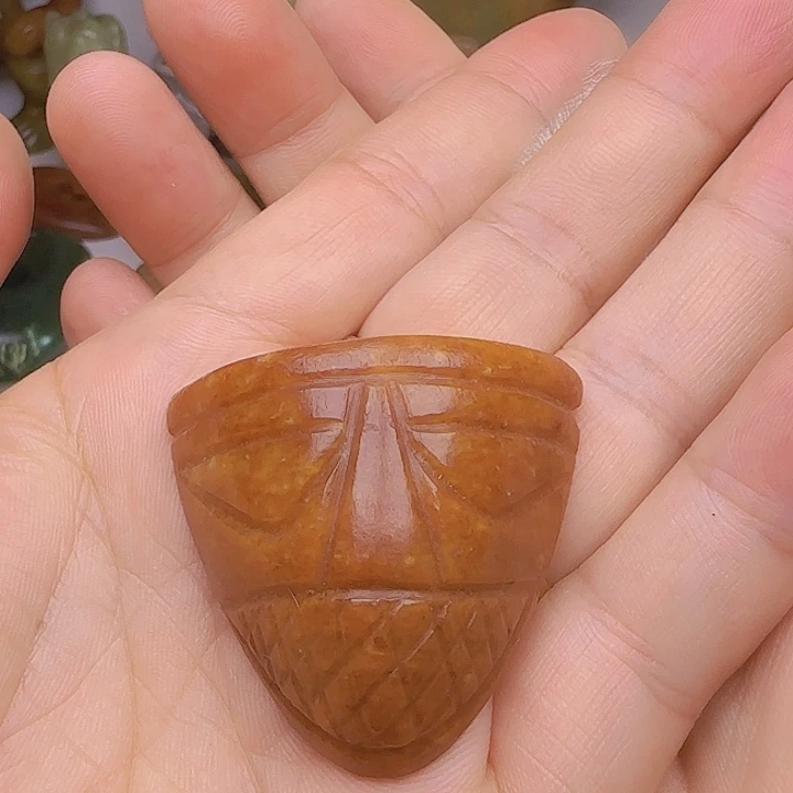 和田玉未镶嵌吊坠(不含链)