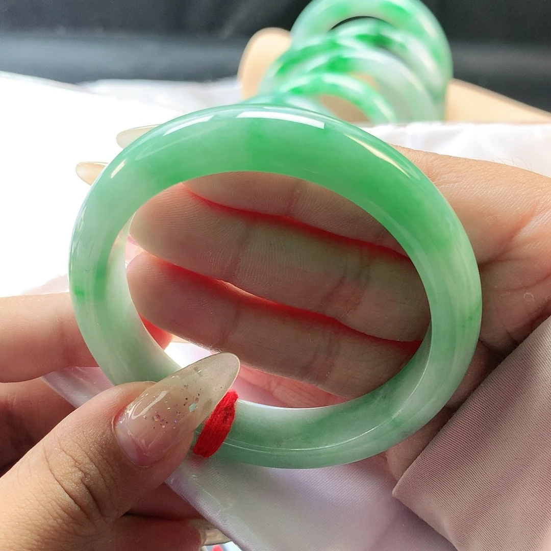 未镶嵌手镯翡翠56 天然缅甸a货翡翠2247