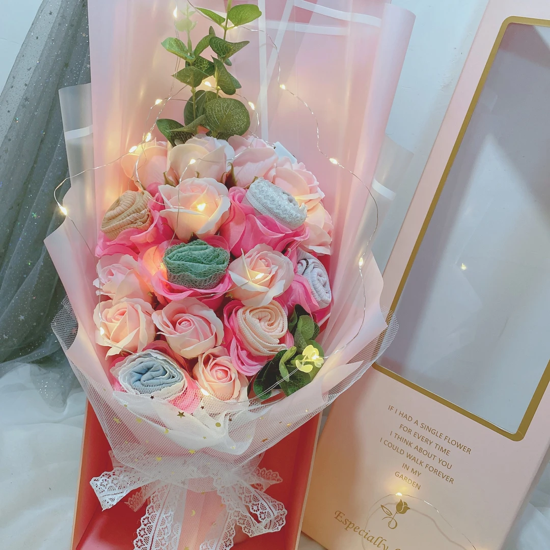 520礼物生日礼物送老婆女朋友实用内裤花束礼盒惊喜浪漫送闺蜜妈