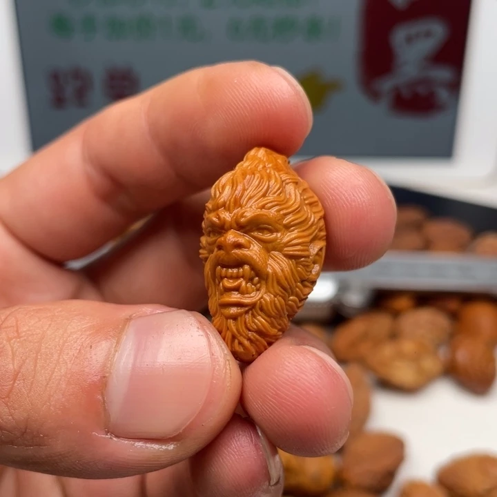 橄榄核吊坠橄榄核雕刻单籽。