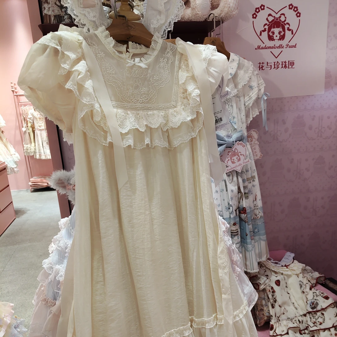 杭州门店花与珍珠匣 茉莉op 茉莉jsk Lolita裙