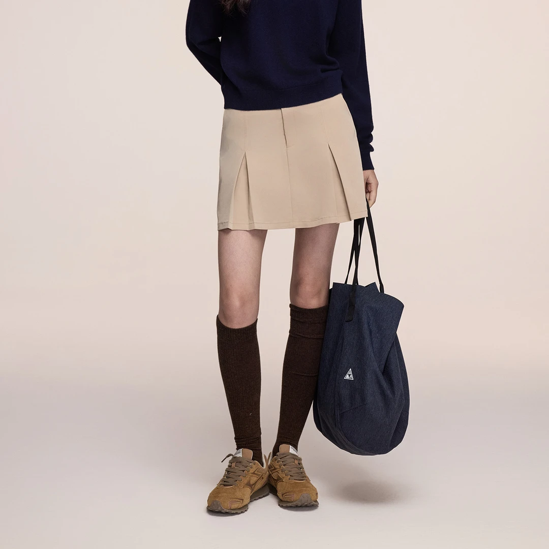 又见高山MetaMount CITY「自在挥杆」工字褶裥高尔夫短裙运动户外