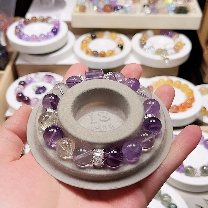 水晶手串未镶嵌天然水晶