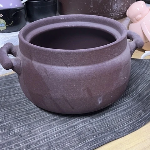 微瑕，明火，口径19厘米，高度14没有盖子，把子有裂