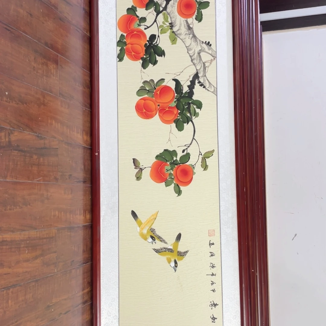 国画带框尺寸48*163厘米