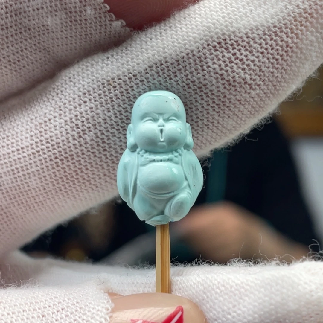 绿松石未镶嵌挂件