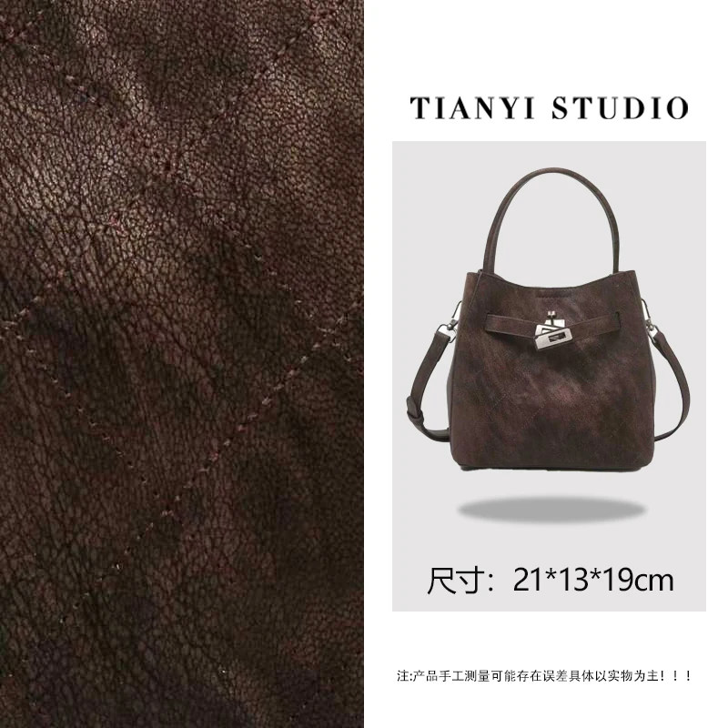 【天一甄选】BF-66683-咖啡色   轻奢高级韩版单肩时尚简约女包